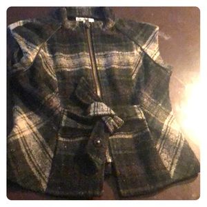 CABi Winter plaid vest